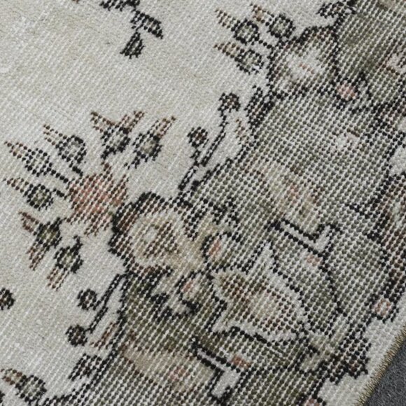 Vintage Hand Knotted Accent Rug - Picture 5 of 7
